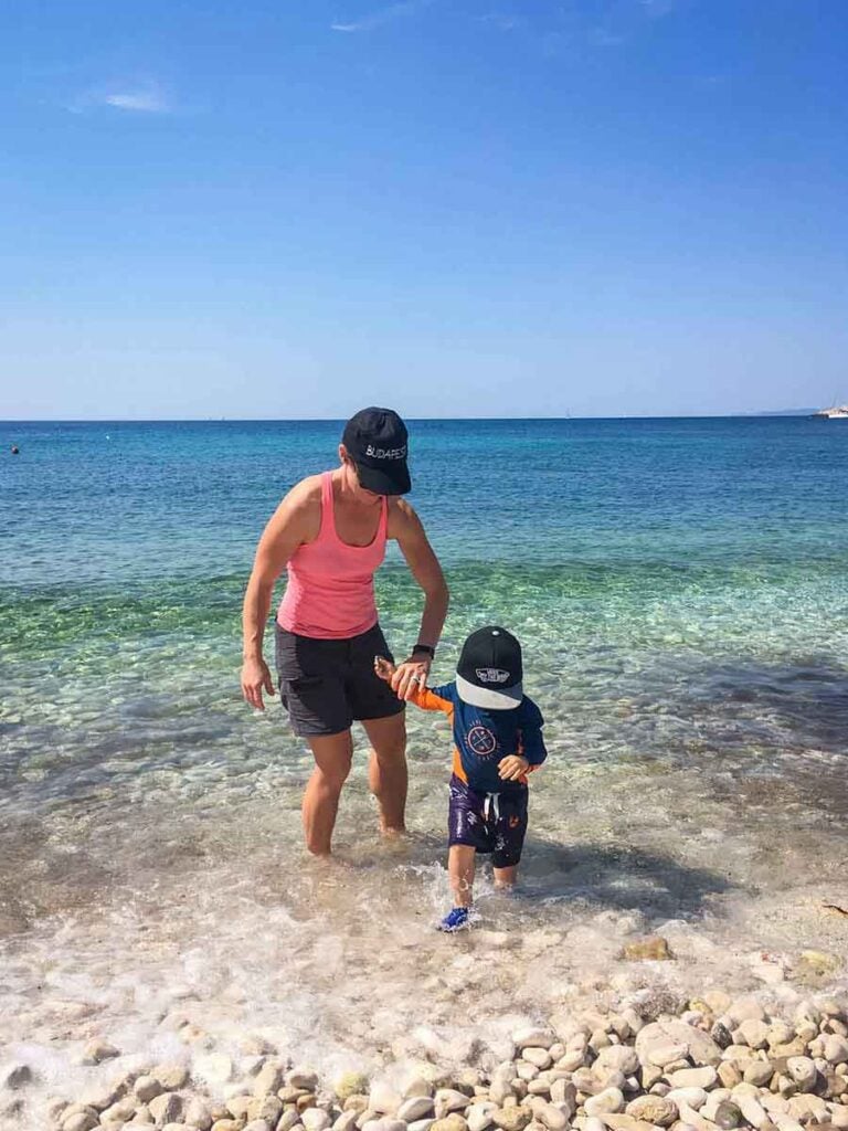 Best Beaches on Hvar with kids - milna beach hvar