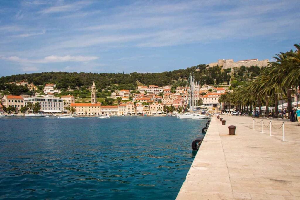 taking a ferry from hvar to korcula