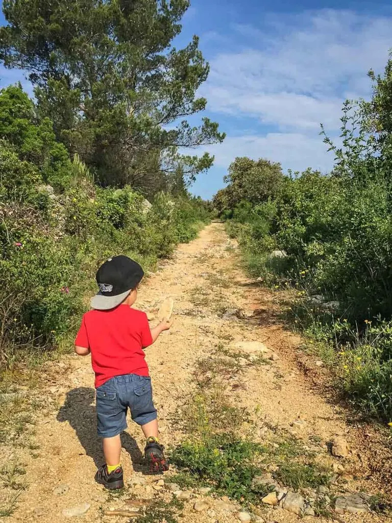 Hiking Korcula with kids to the Kocje protected area