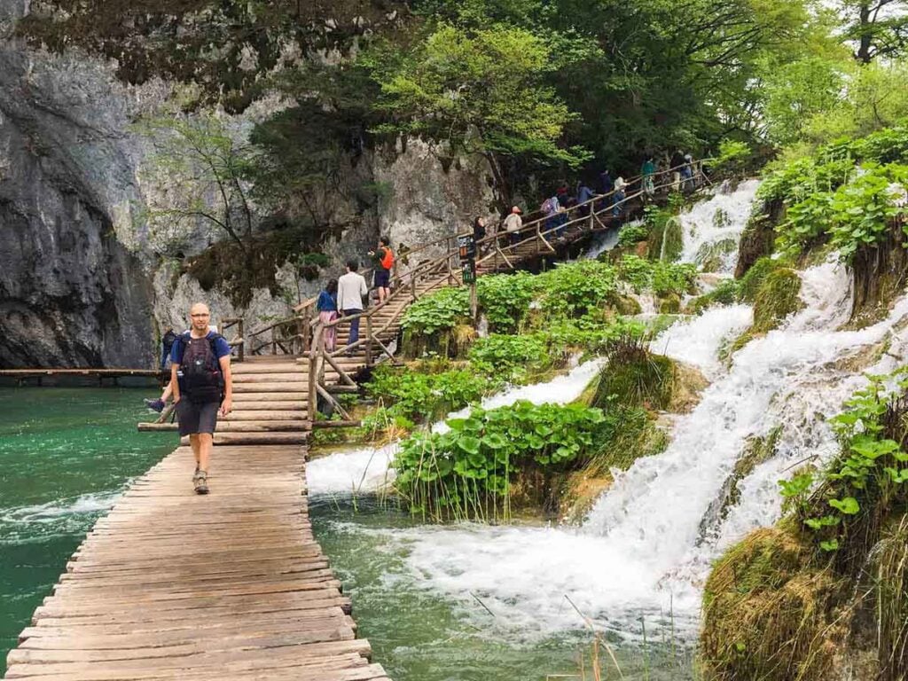 Plitvice Lakes National Park - best places to visit in Croatia for kids.
