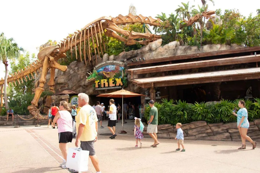 kid-friendly restaurants in Orlando - T-Rex Cafe in Disney Springs