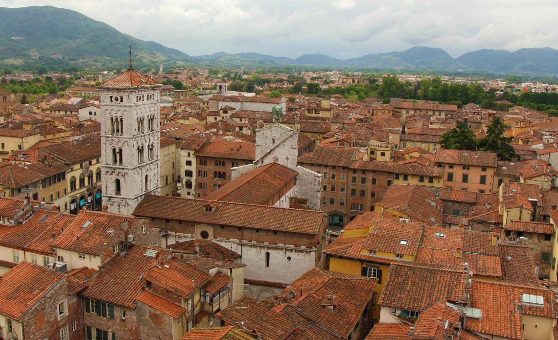 Family-Can-Travel---Lucca,-Italy-with-Kids---View-in-Lucca-from-Bell-Tower