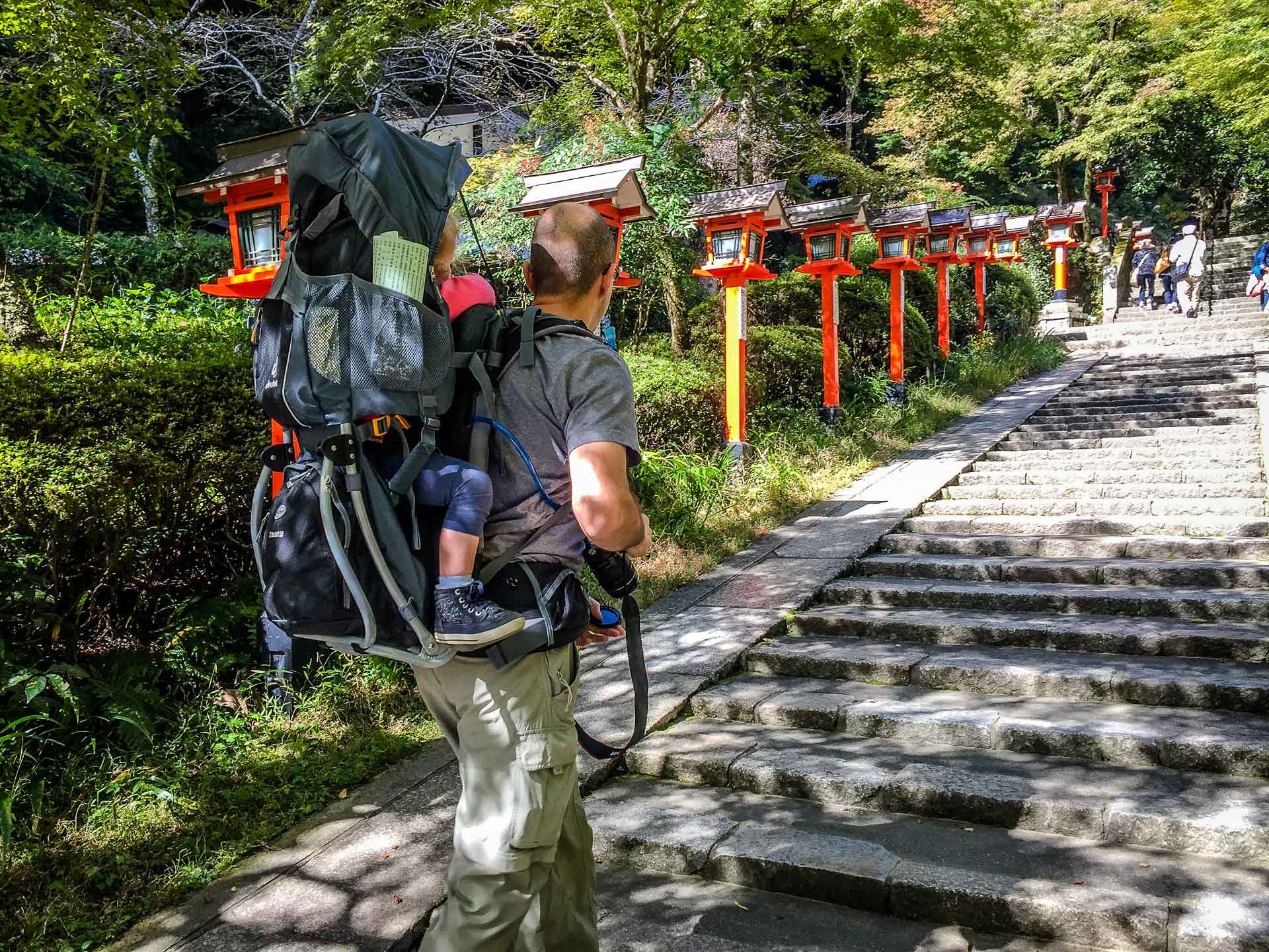 Hiking Kurama to Kibune Kyoto Japan with kids