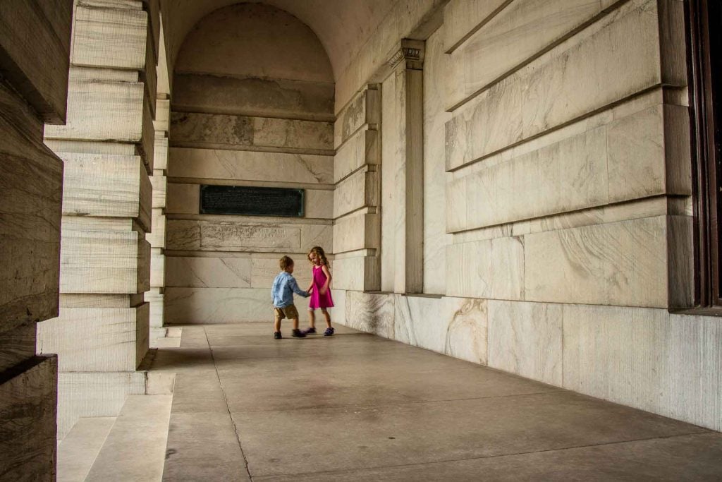 Kids can have fun anywhere in Nashville - even the Tennessee State Capitol building