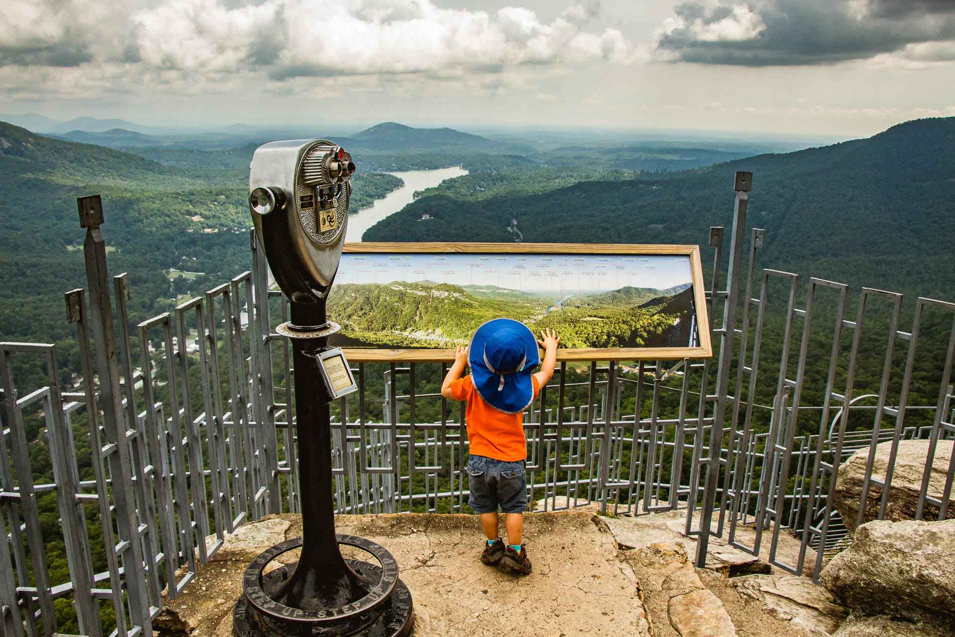 Family Can Travel - Three Days of Hiking Around Asheville, NC with Kids - Chimney Rock State Park - Chimney Rock Lookpout Point (1)