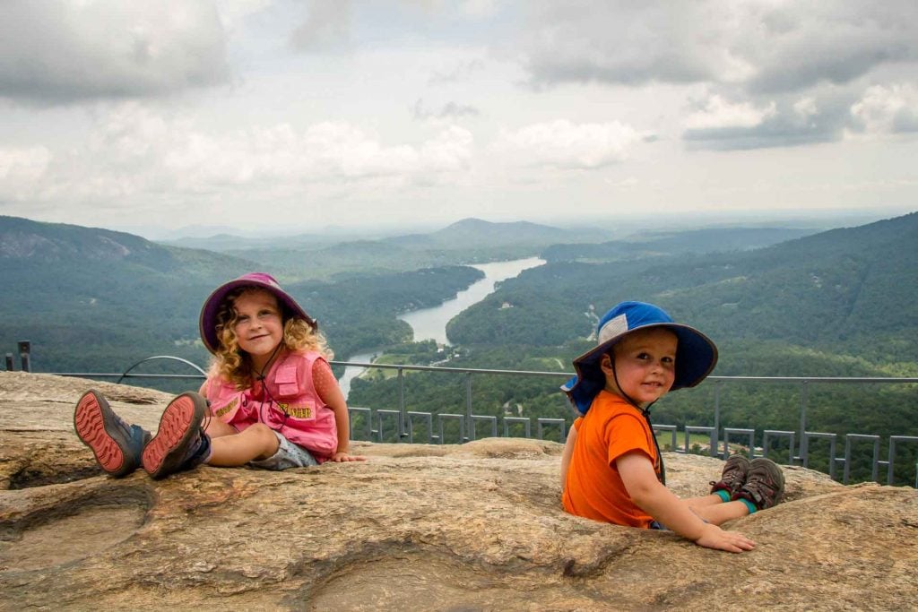 Family Can Travel - Three Days of Hiking Around Asheville, NC with Kids - Chimney Rock State Park - Chimney Rock Lookpout Point (2)