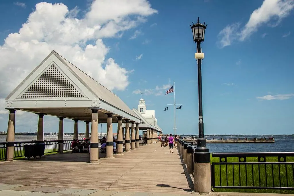 waterfront park in Charleston - things to do with kids