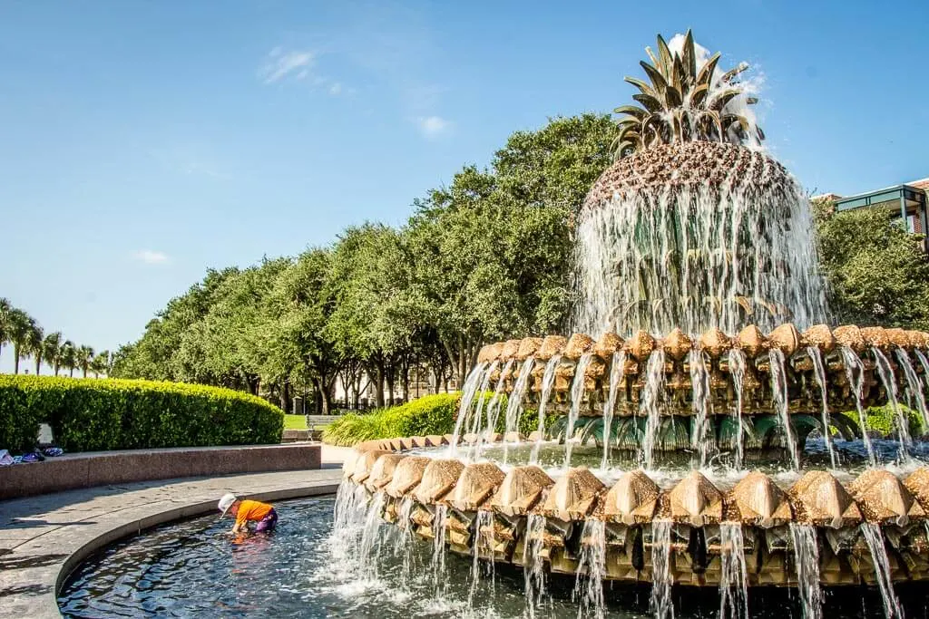 fountain at waterfront park - things to do with kids in charleston sc
