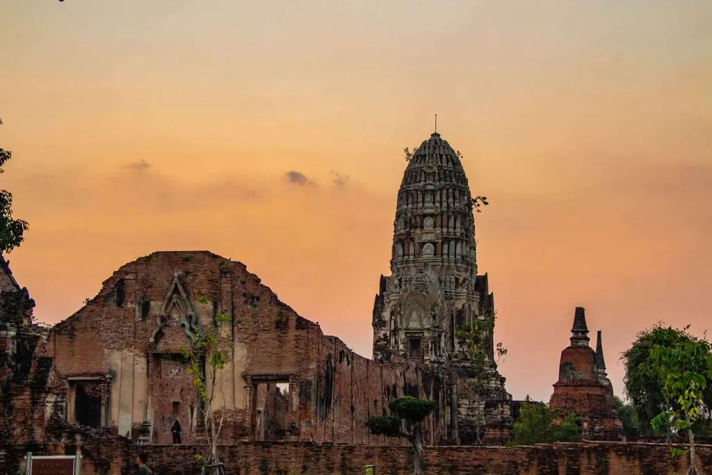 Temples in Ayutthaya Thailand