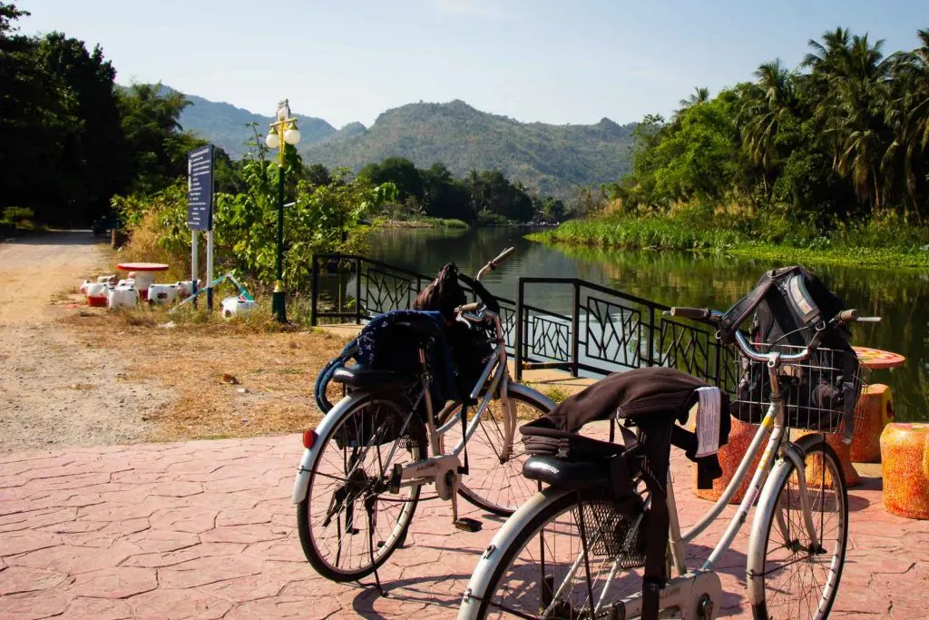 Biking in Kanchanaburi