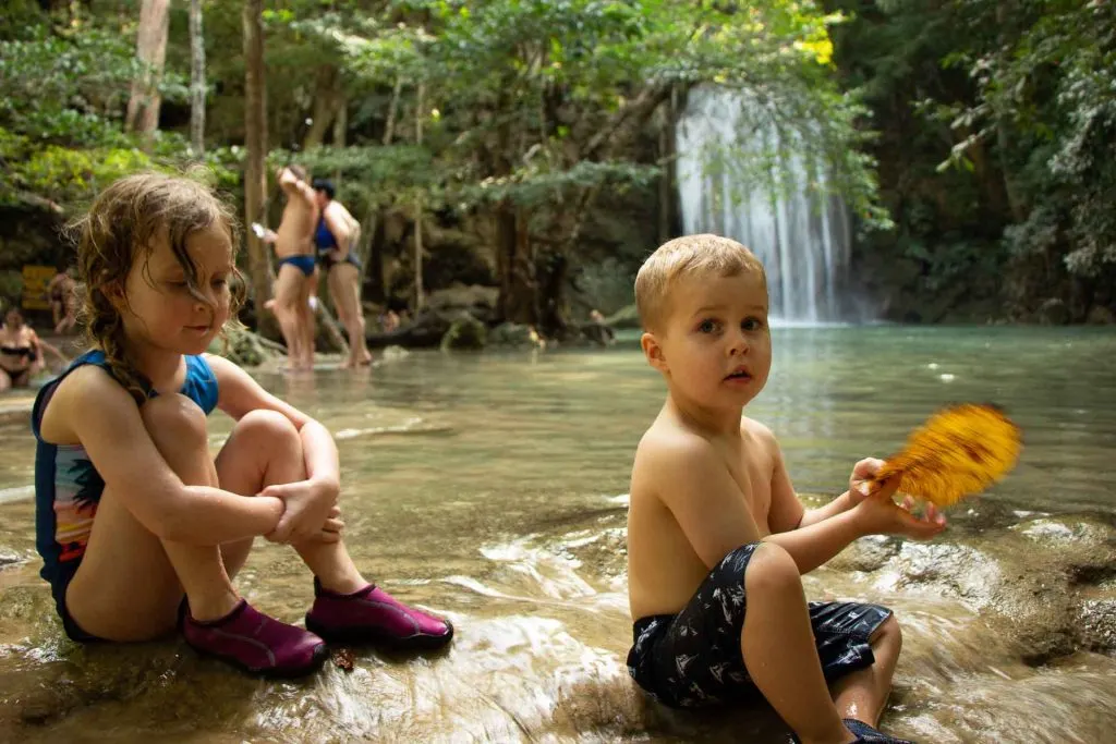 Erawan National Park With Kids