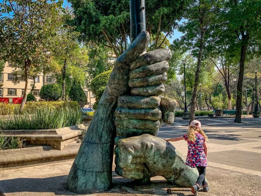 Alameda Central is one of the best parks in Mexico City for kids