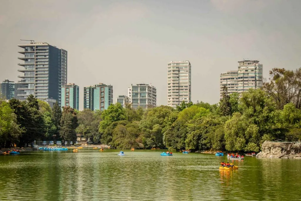 renting a boat in Bosque de Chapultepec is a fun thing to do in Mexico City with Kids