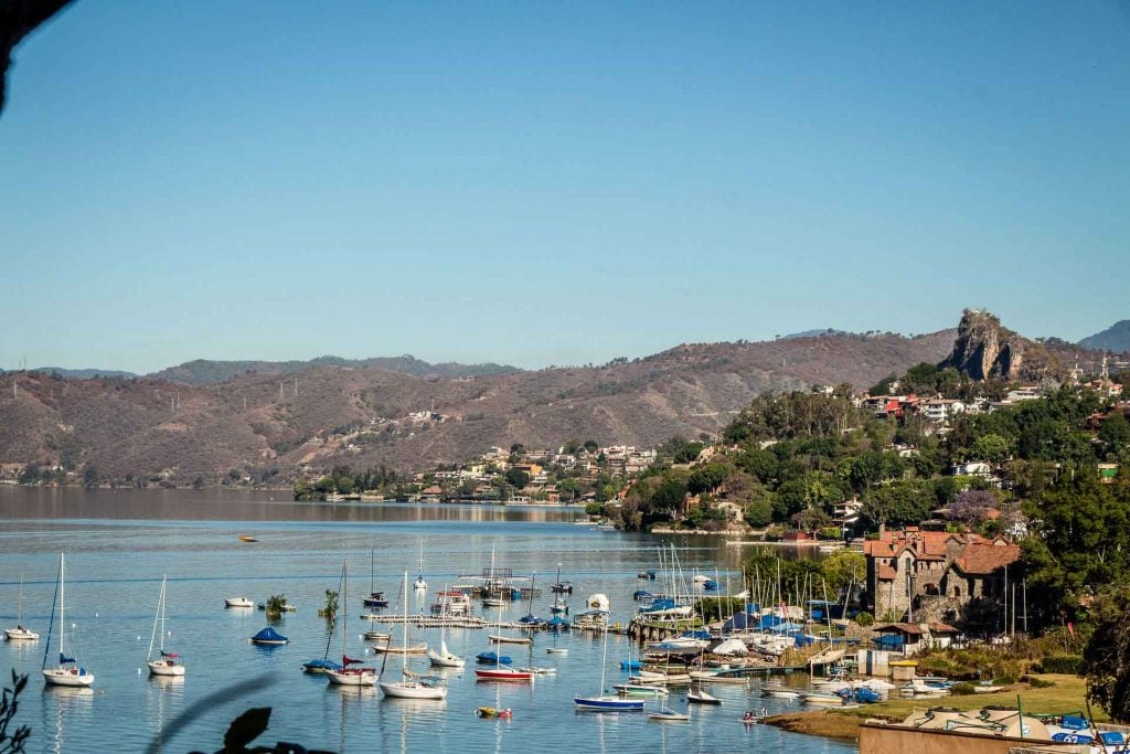 View of Valle de Bravo Mexico