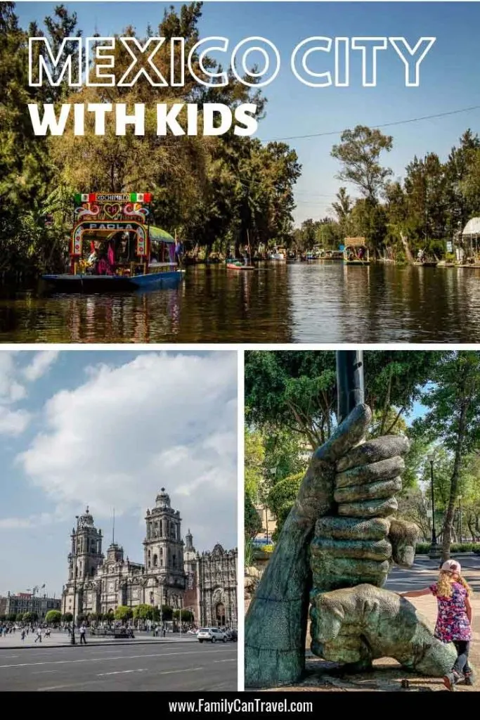 Best things to do in Mexico City with Kids. Here is a 5 day itinerary for Mexico City with kids including a great day trip! #mexicocity #mexico #travelwithkids