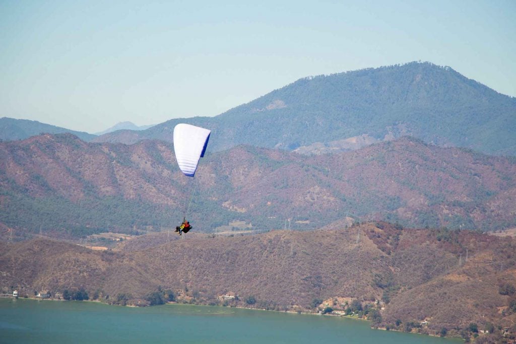 Paragliding in Valle de Bravo Mexico