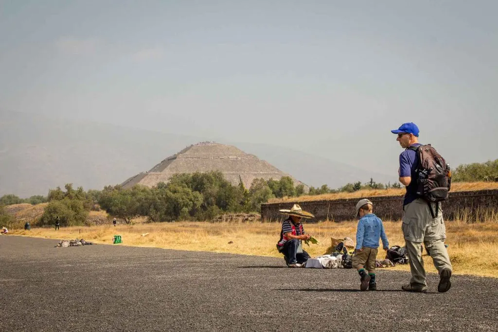 Teotihuacan Pyramids with kids