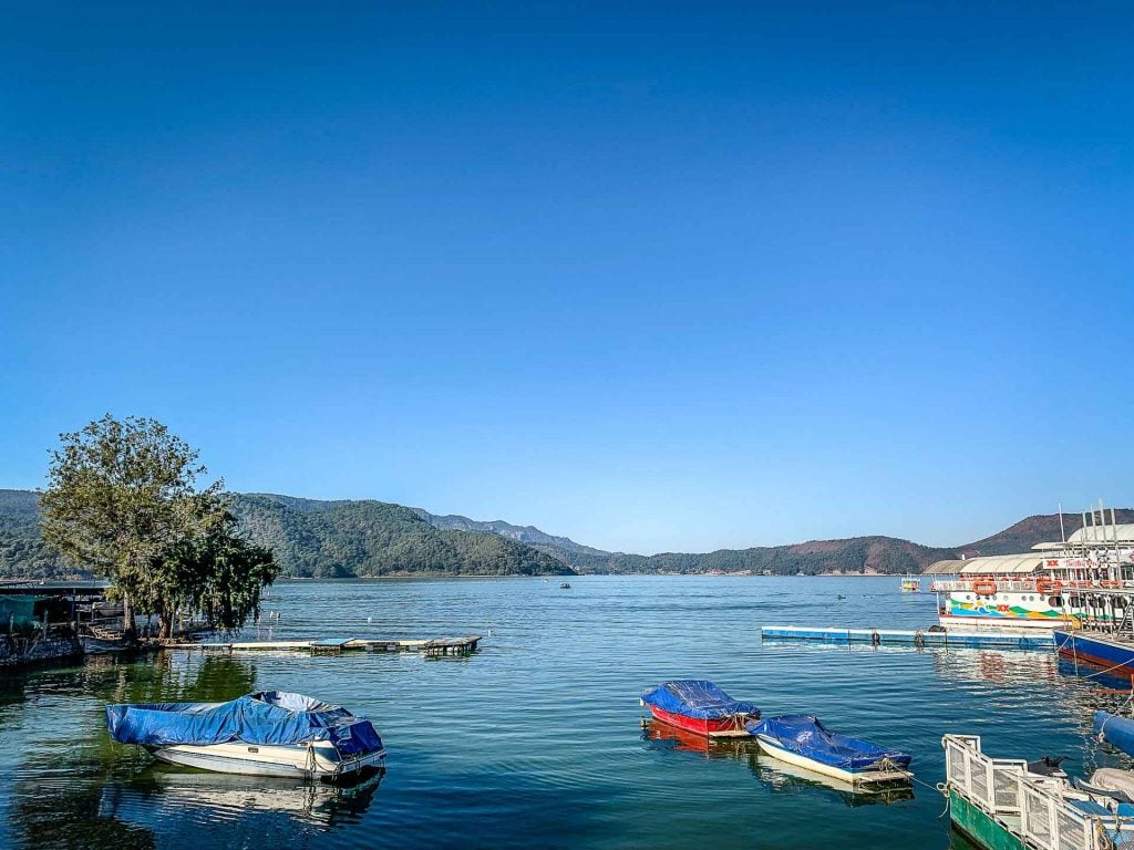 boats on Lake Avandaro in Valle de Bravo