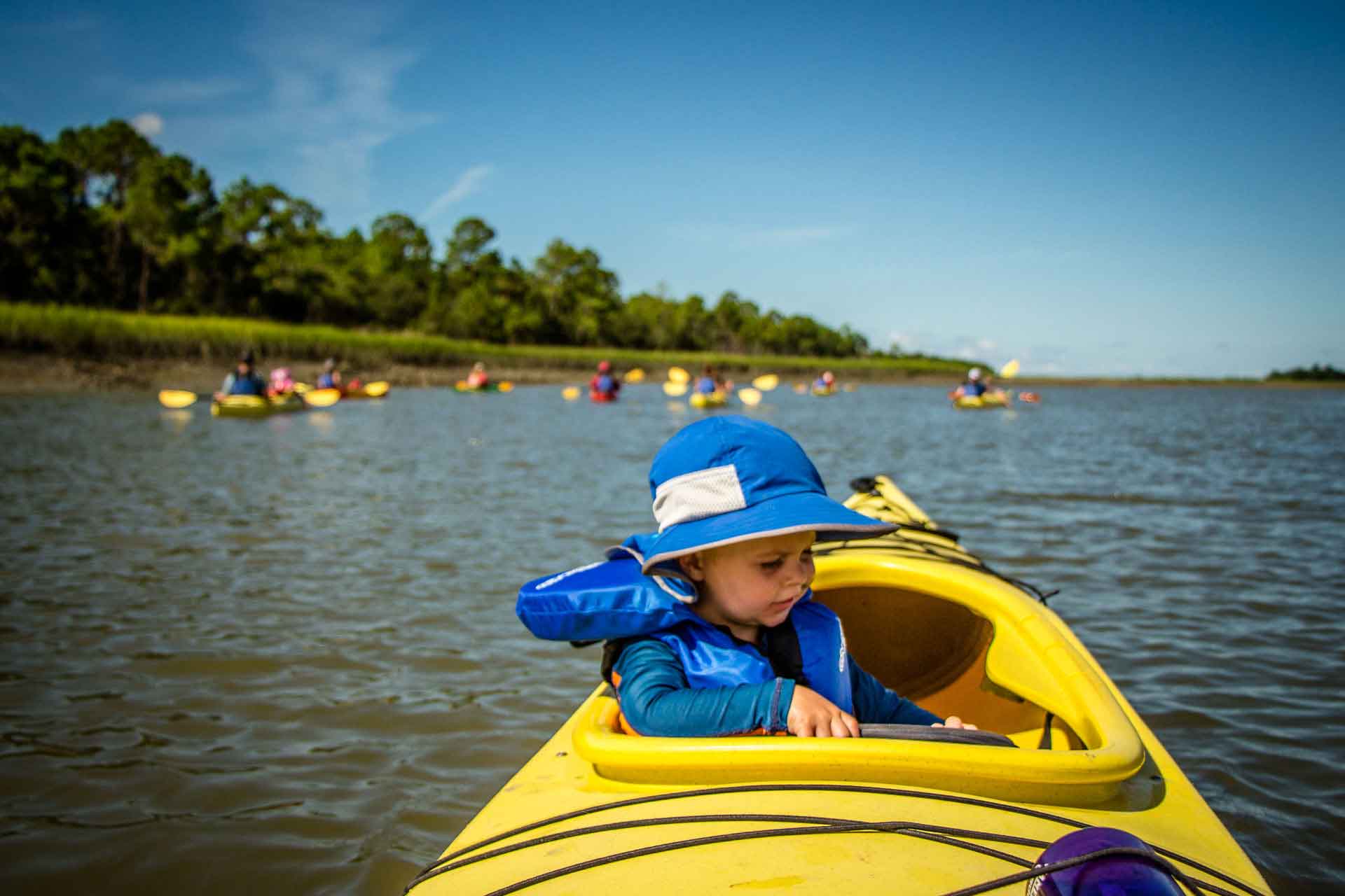 Kayak with Kids in Charleston