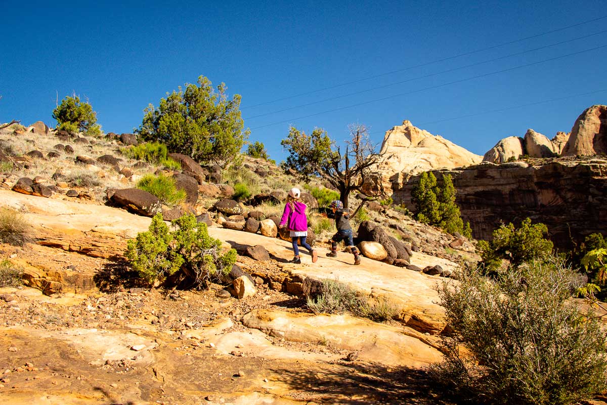 best hikes in capitol reef with kids