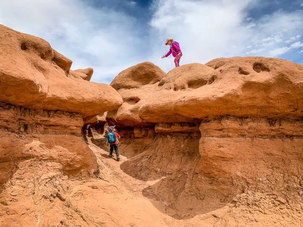 Hiking Goblin Valley State Park with Kids
