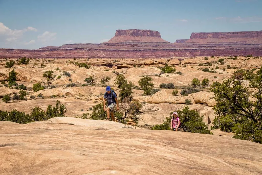 easy hikes in Canyonlands National Park with kids