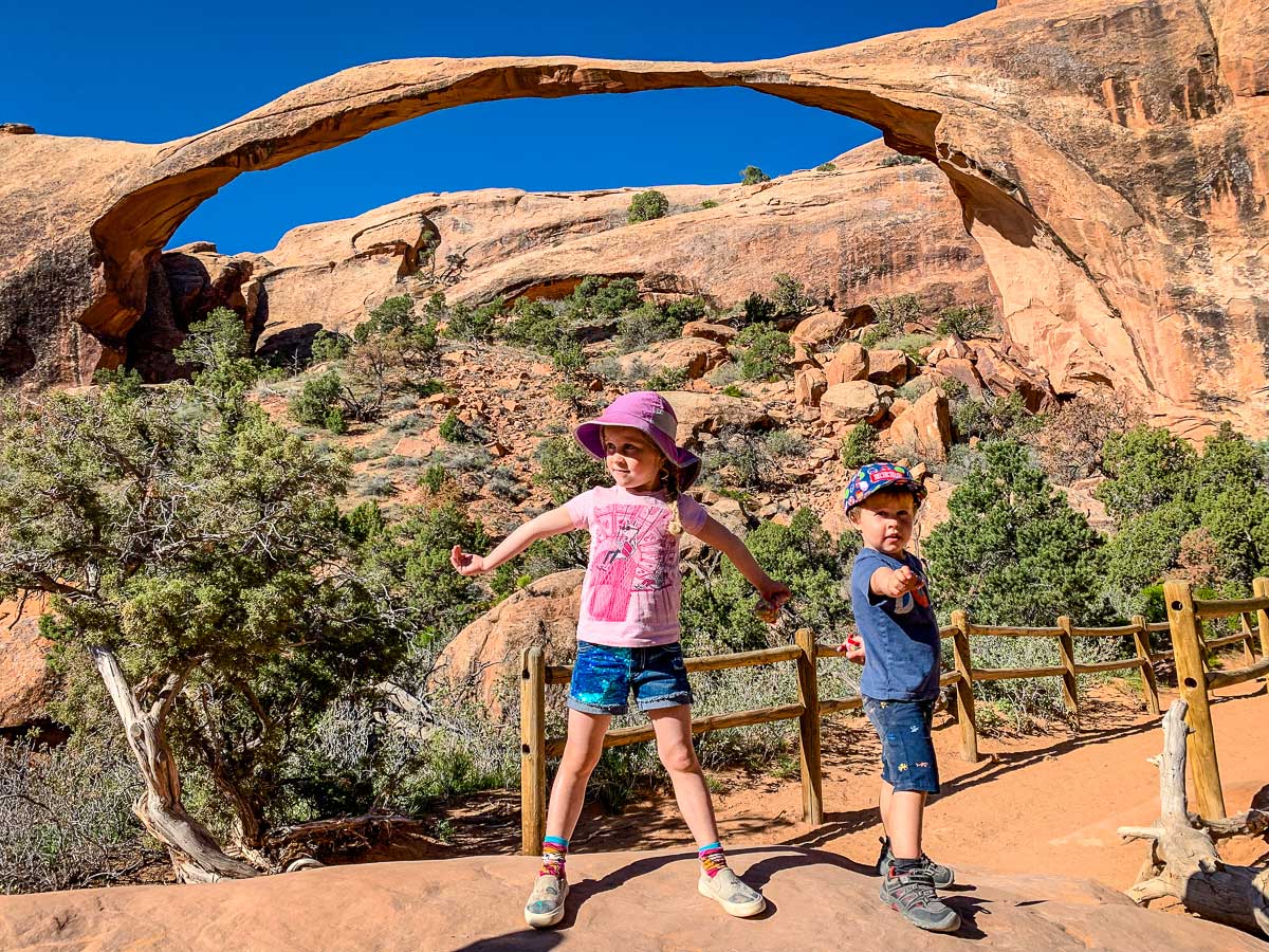 landscape arch in arches national park