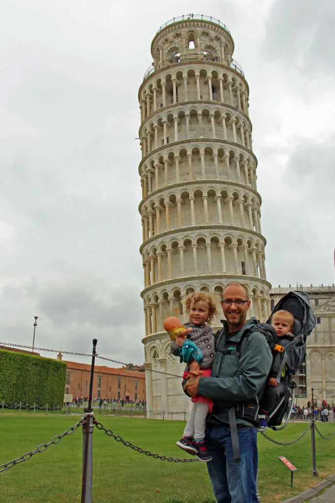 Can you go in the Leaning Tower of Pisa? Kids must be 8 years old to enter