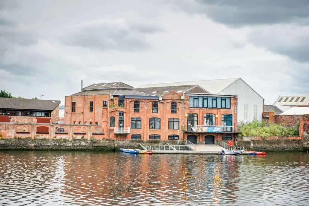 image of building along the Lagan Towpath in Belfast