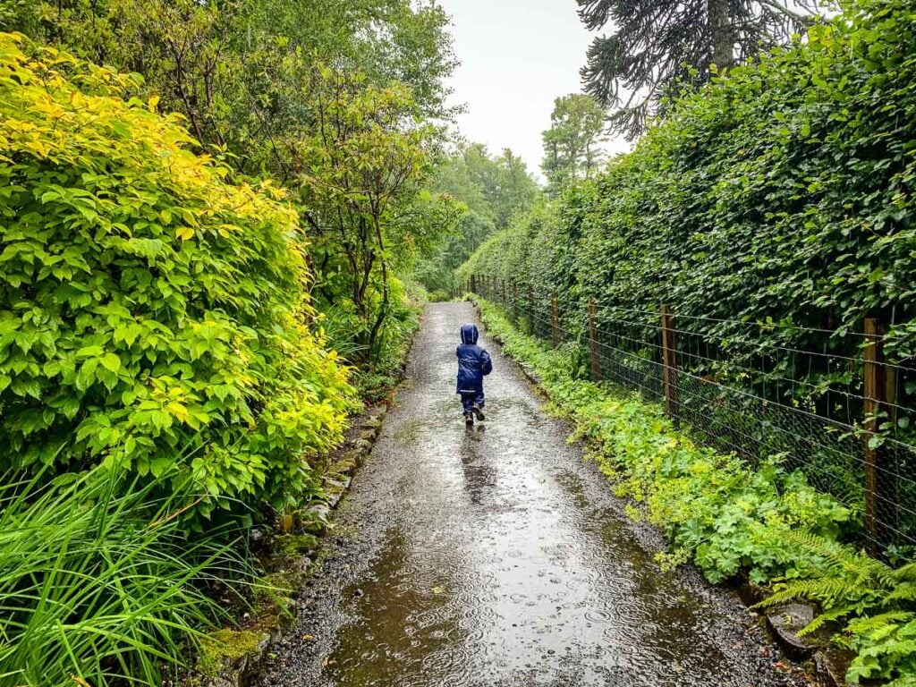 image of the gardens at Dunvegan Castle Isle of Skye