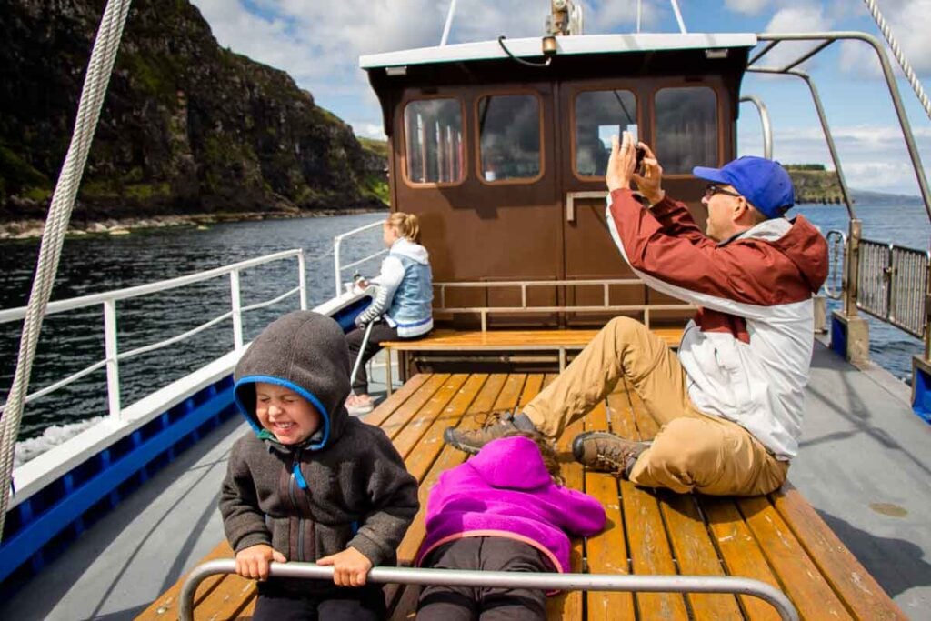 image of boat cruise on Isle of Skye