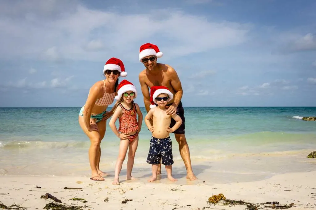 A family celebrates a Caribbean Christmas on Isla Mucura, Colombia