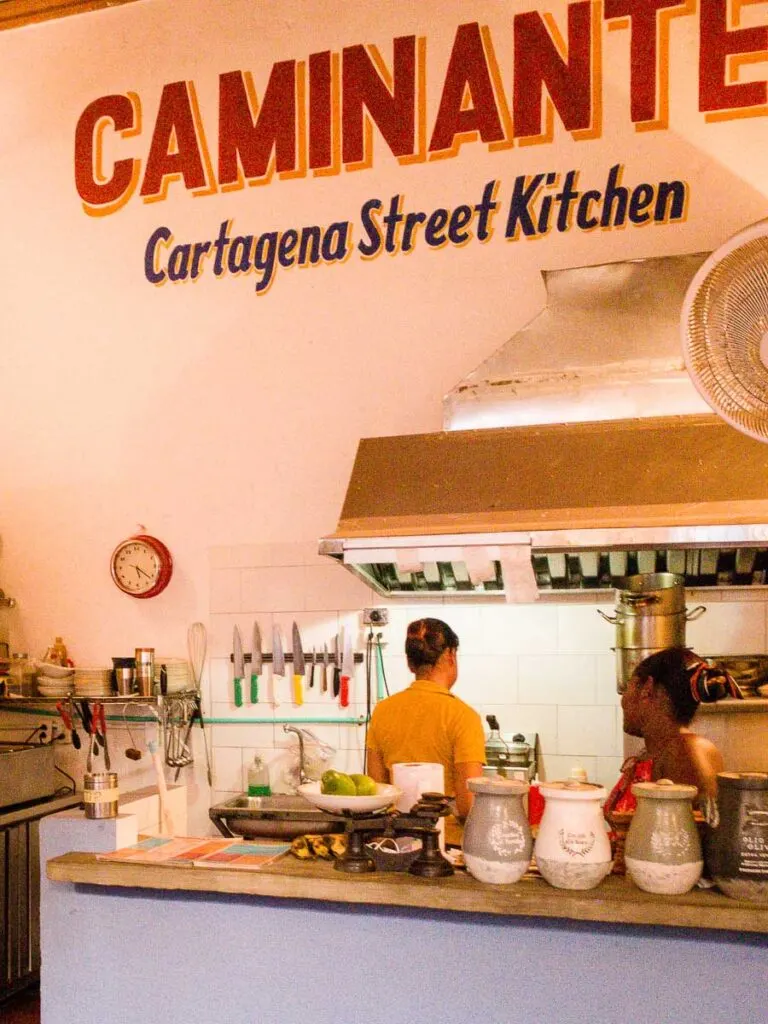 Tourist restaurants in Cartagena often accept credit cards