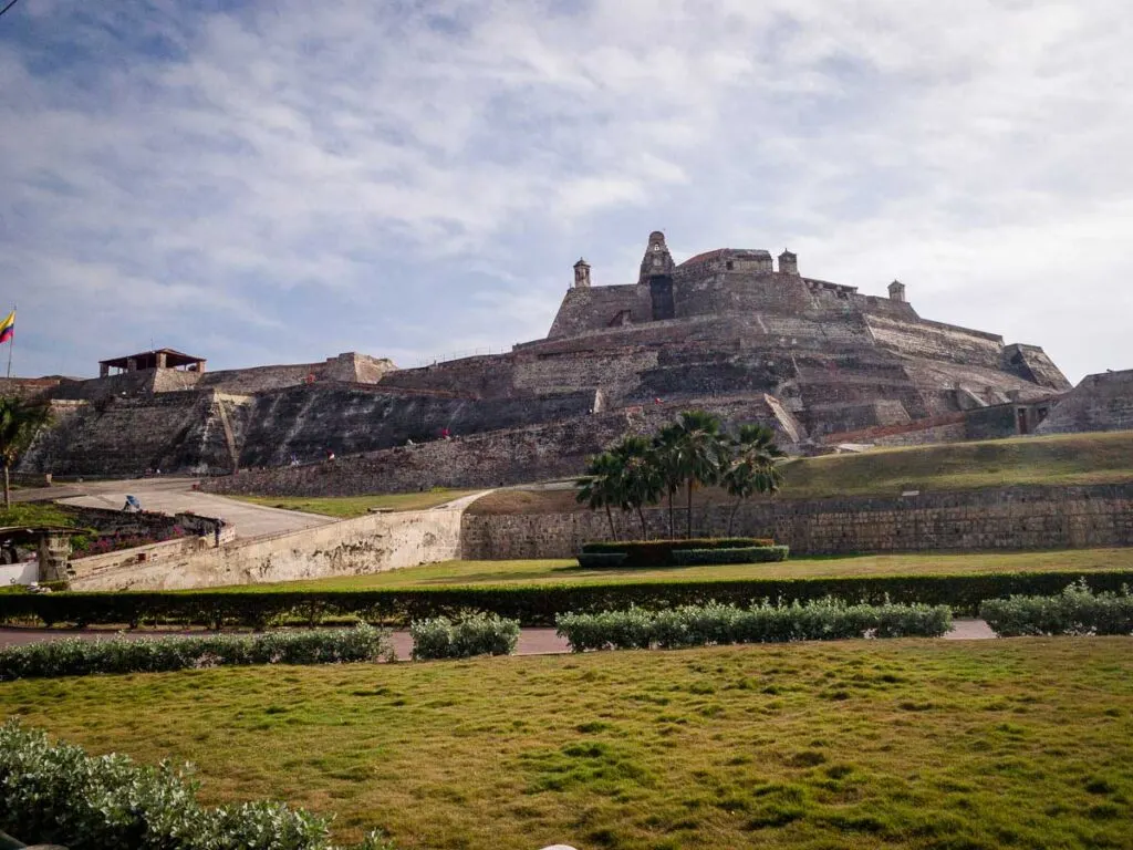 Castillo de San Felipe de Barajas in Cartagena, Colombia