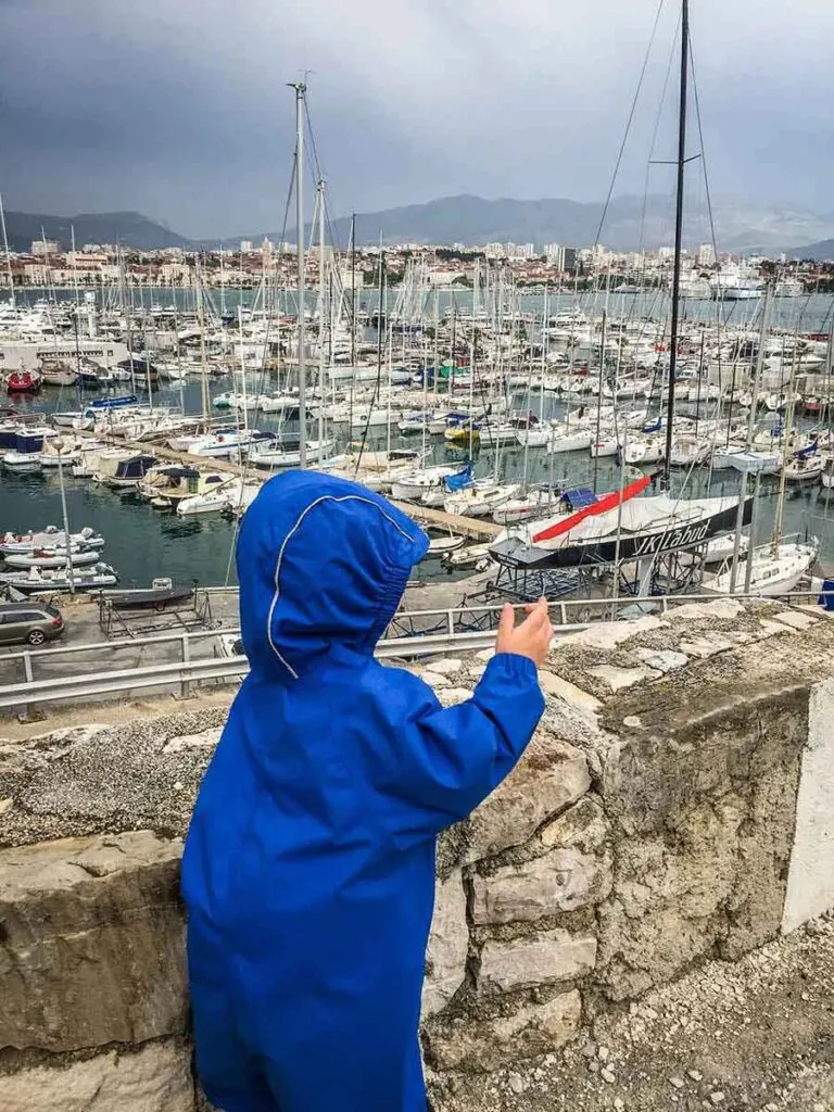pack a light rain jacket for your trip to Croatia with family