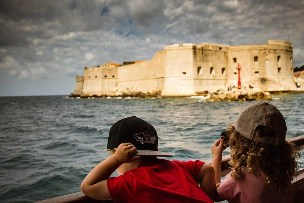 Lokrum Island near Dubrovnik is one of the best places to visit in Croatia for kids