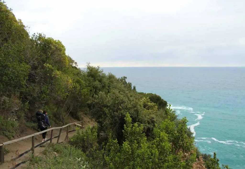 Hiking Cinque Terre with a toddler on the Vernazza to Monterosso trail
