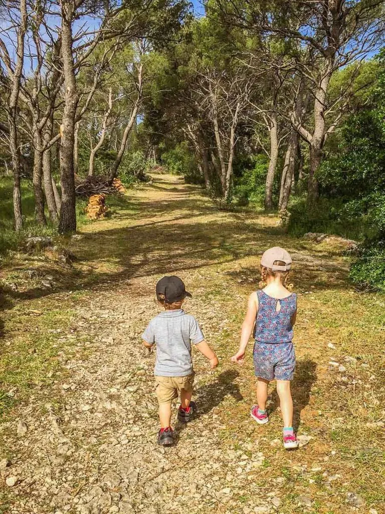 What to pack for Croatia with kids - good walking shoes and summer clothes
