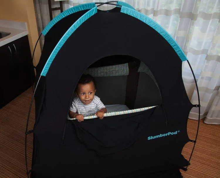 A SlumberPod will help your child sleep on your Croatia family vacation