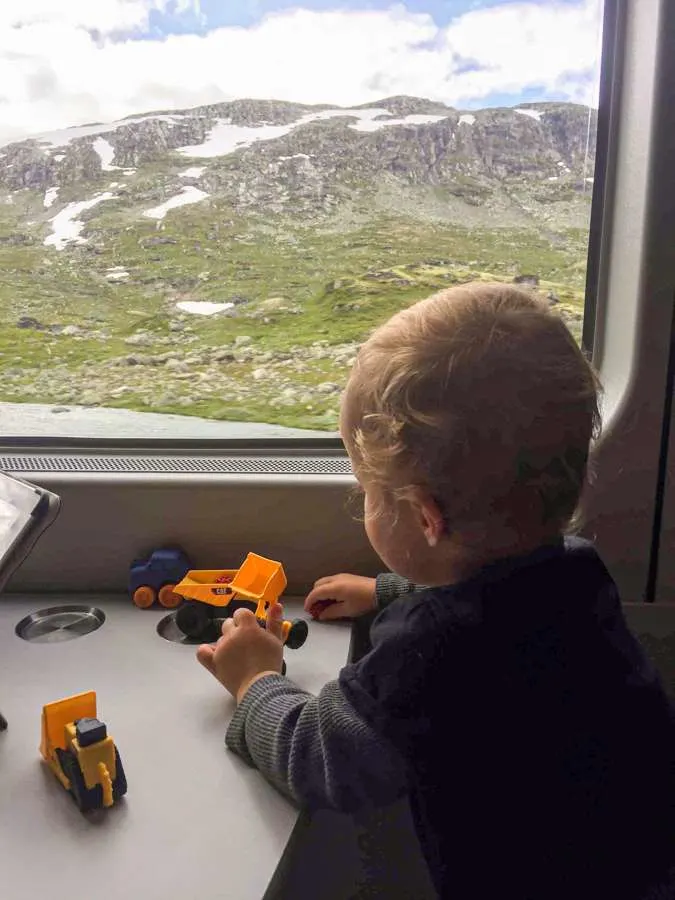 Avoiding an expensive car rental and taking the train is a good idea for discount travel in Norway