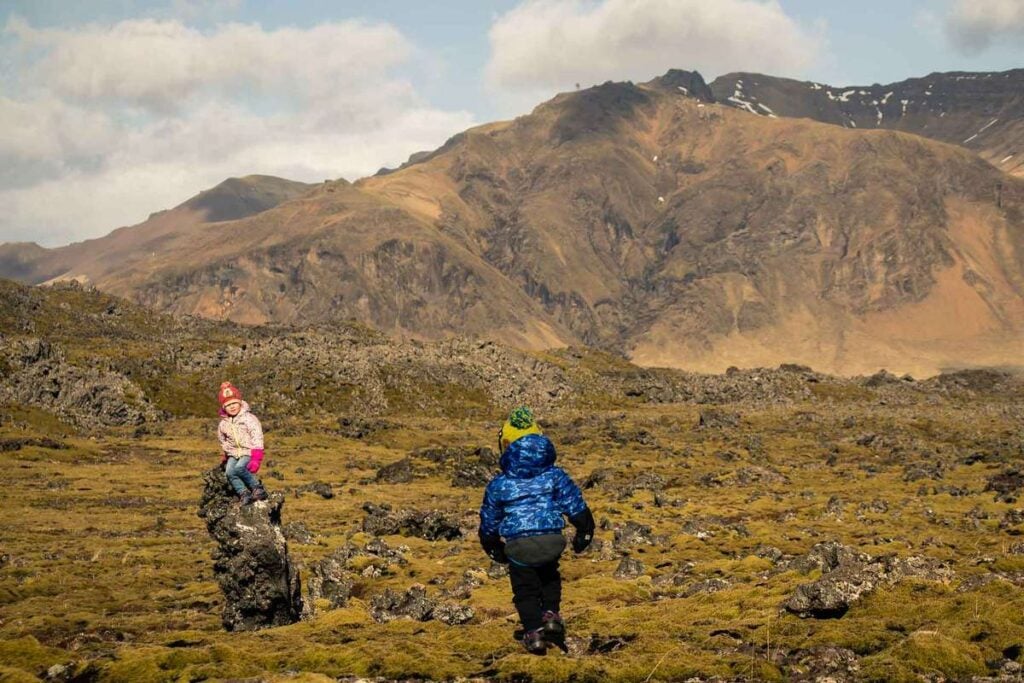 things to do on the Snaefellsnes Peninsula with kids - Berserkjahraun Lava Fields