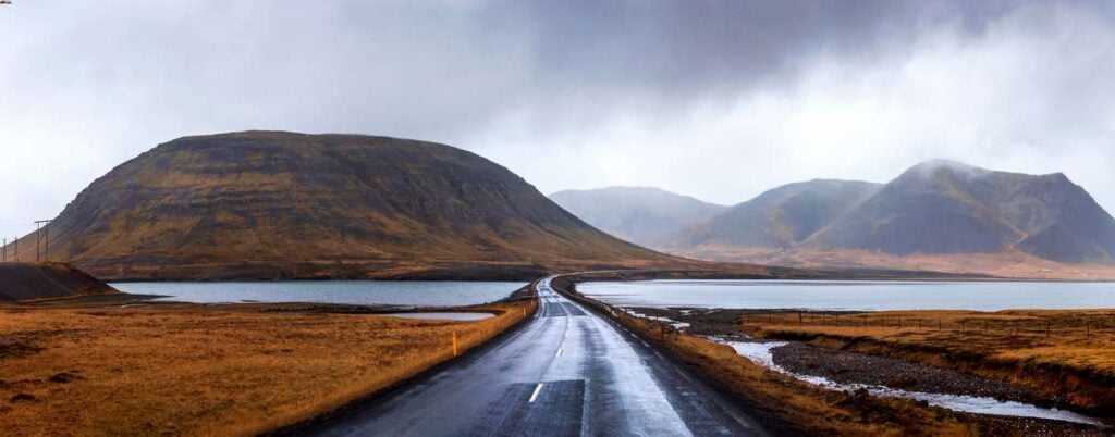 Family road trip in Iceland's Snaefellsnes Peninsula