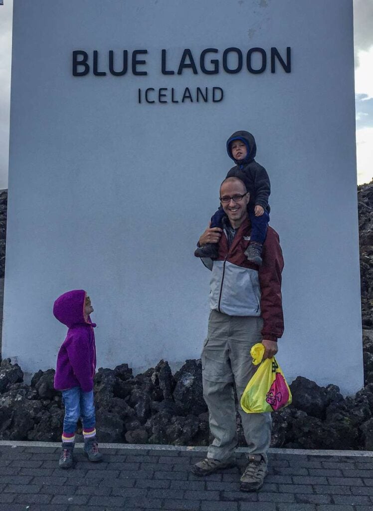 Visit the Blue Lagoon with kids in Iceland