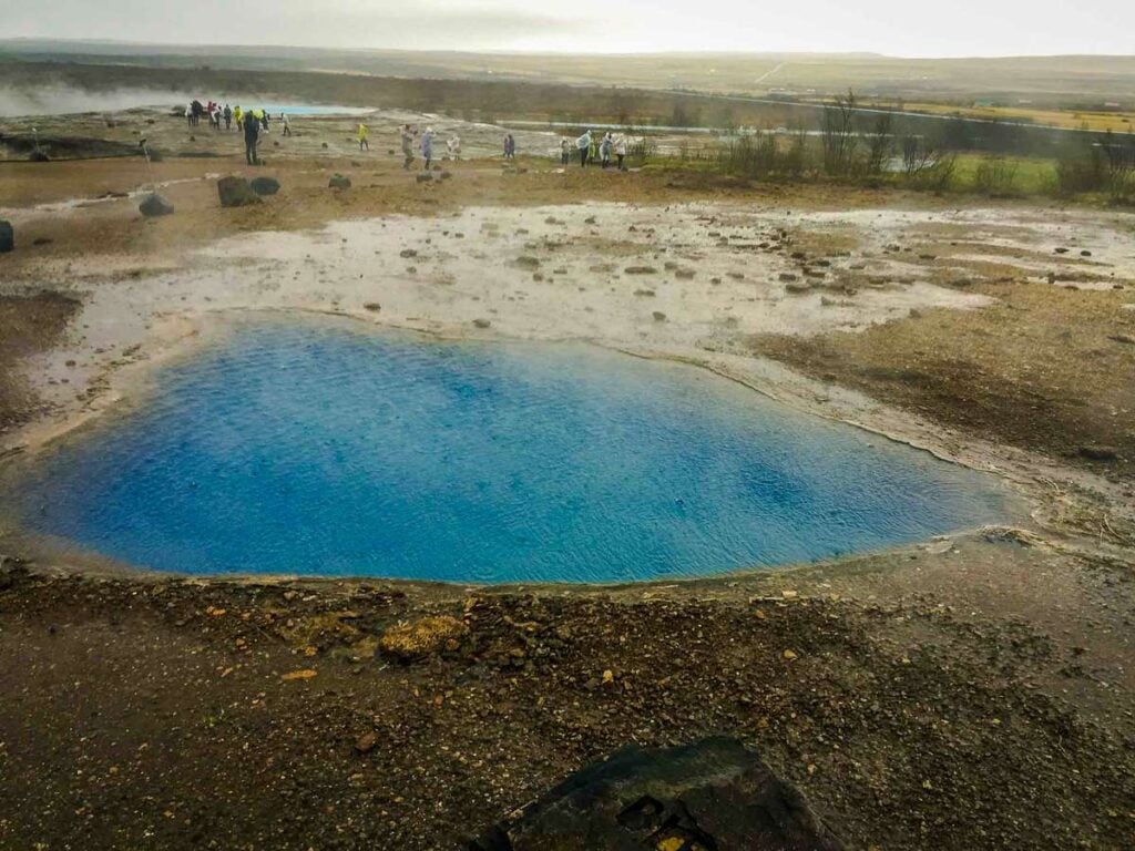 Iceland family vacation ideas - Geysir Golden Circle with kids