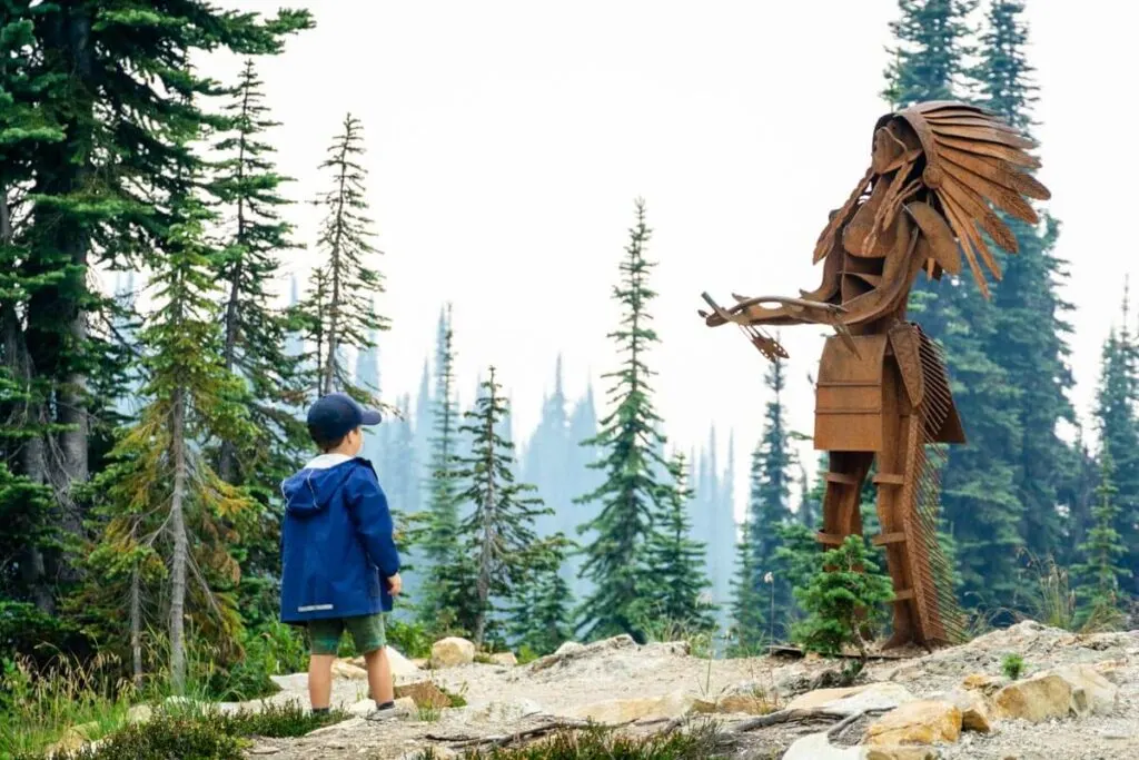 easy kid-friendly hikes near revelstoke - First Footsteps Trail in Mount Revelstoke National Park