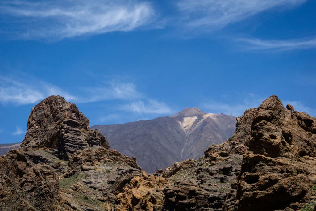Enjoy excellent views of Teide volcano from this excellent tenerife hiking trail for families