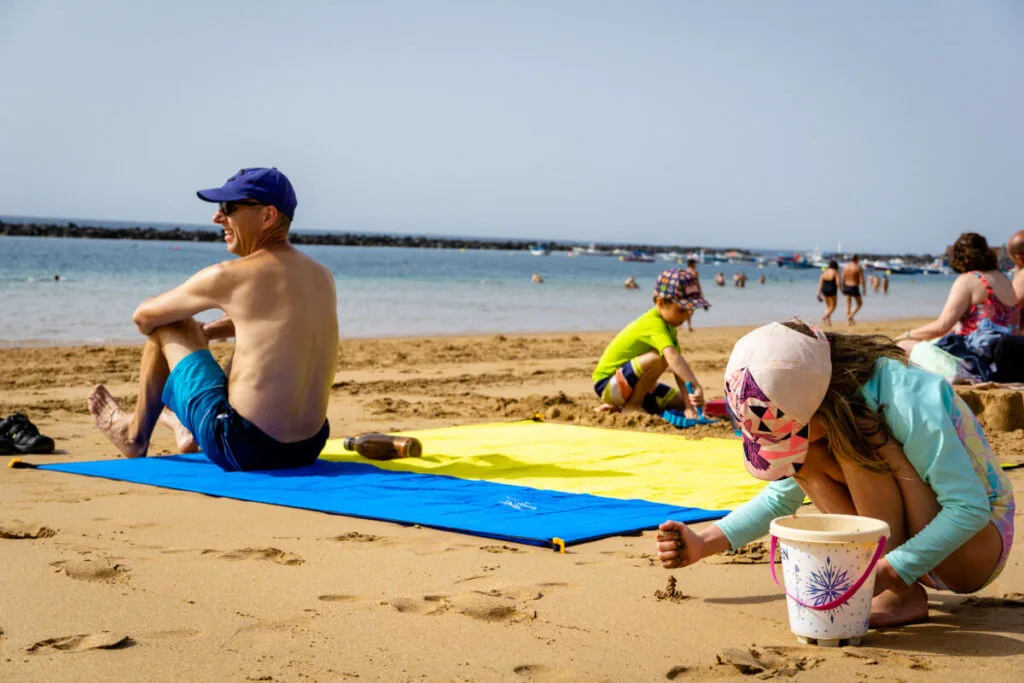 your kids will love building sand castles on the beautiful Tenerife beaches