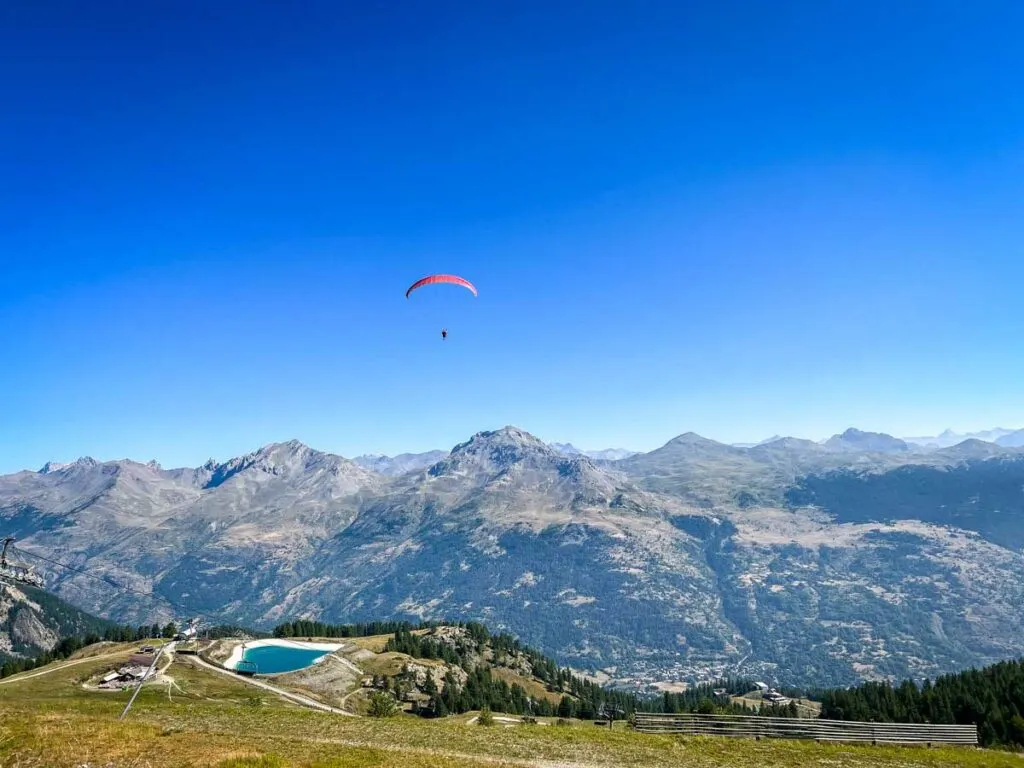 our kids loved watching the paragliders in Briancon, France