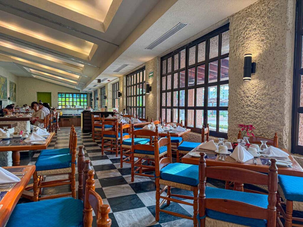 The Dona Rosa buffet restaurant at the Barcelo Huatulco all-inclusive resort.