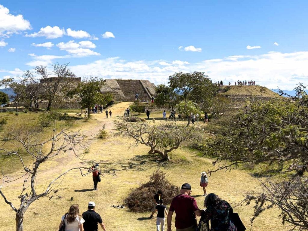 The Monte Alban ruins are a must-see attraction when visiting Oaxaca with kids.